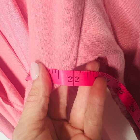 Soft Surroundings Pink Long Open Front Cardigan Sz Small - Picture 6 of 8
